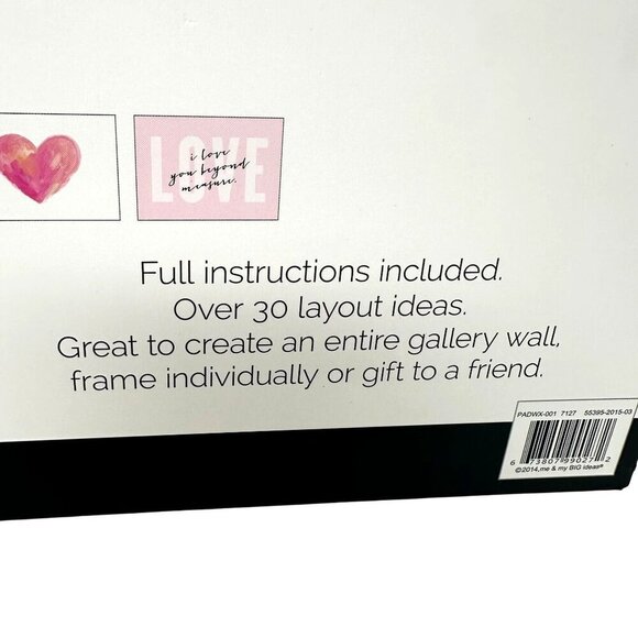 DIY Wall Art Gallery Kit Frame It Hang It Home Decor Gold Foil Pink New Nursery - Picture 7 of 16